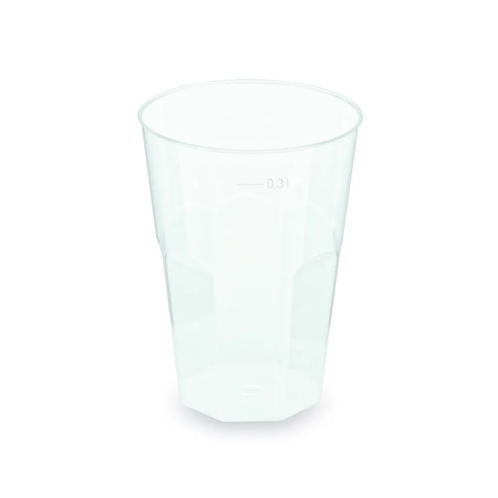 Mehrwegbecher Cocktail transparent PP Eichstrich 0,3 l O 8 cm, 30 Stk. – Bild 2