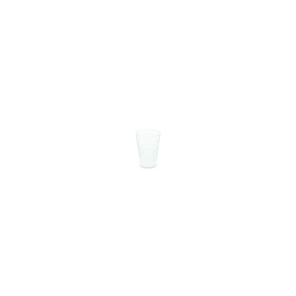 Mehrwegbecher Cocktail transparent PP Eichstrich 0,3 l O 8 cm, 30 Stk.