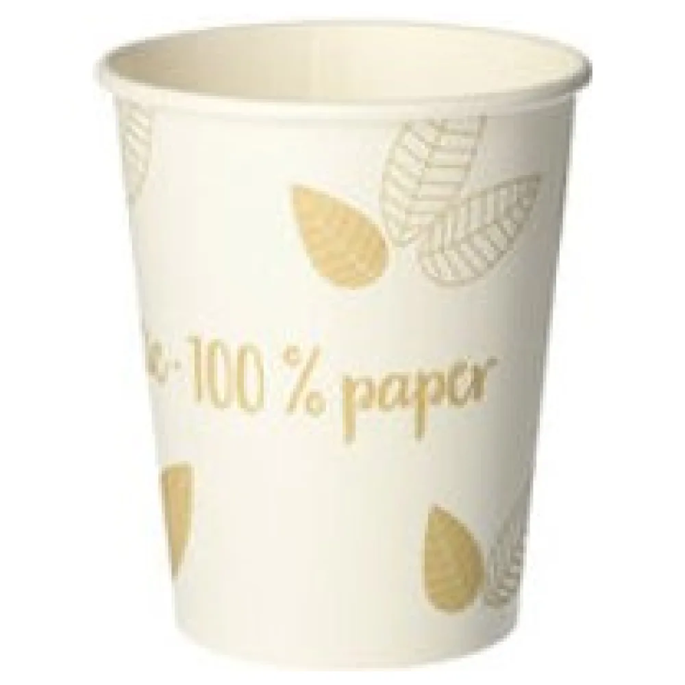 BIO Heißgetränke Trinkbecher Coffee to Go unbeschichtet creme 200ml, 50 Stk. – Bild 3