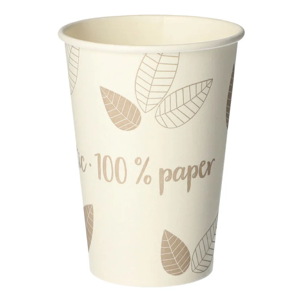 BIO Heißgetränke Trinkbecher Coffee to Go unbeschichtet taupe 180ml, 80 Stk. – Bild 2