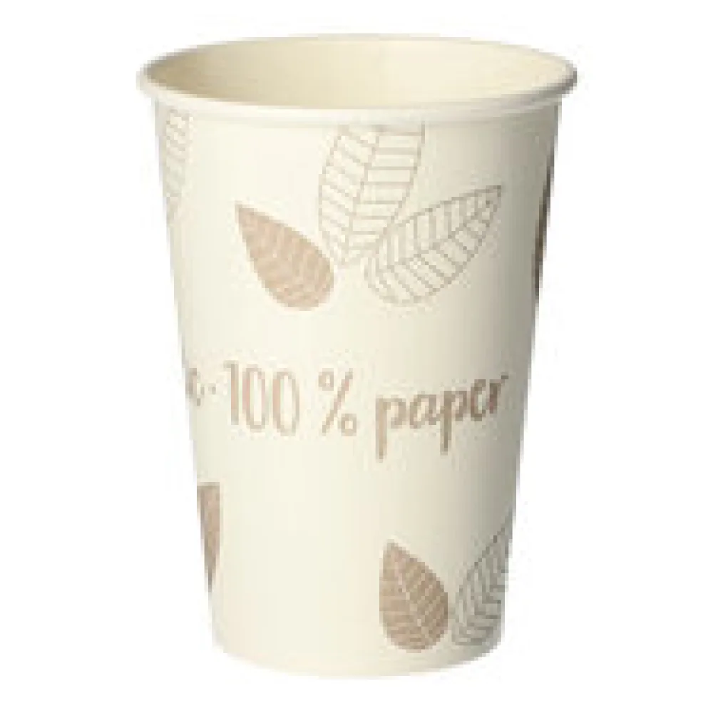 BIO Heißgetränke Trinkbecher Coffee to Go unbeschichtet taupe 180ml, 80 Stk.