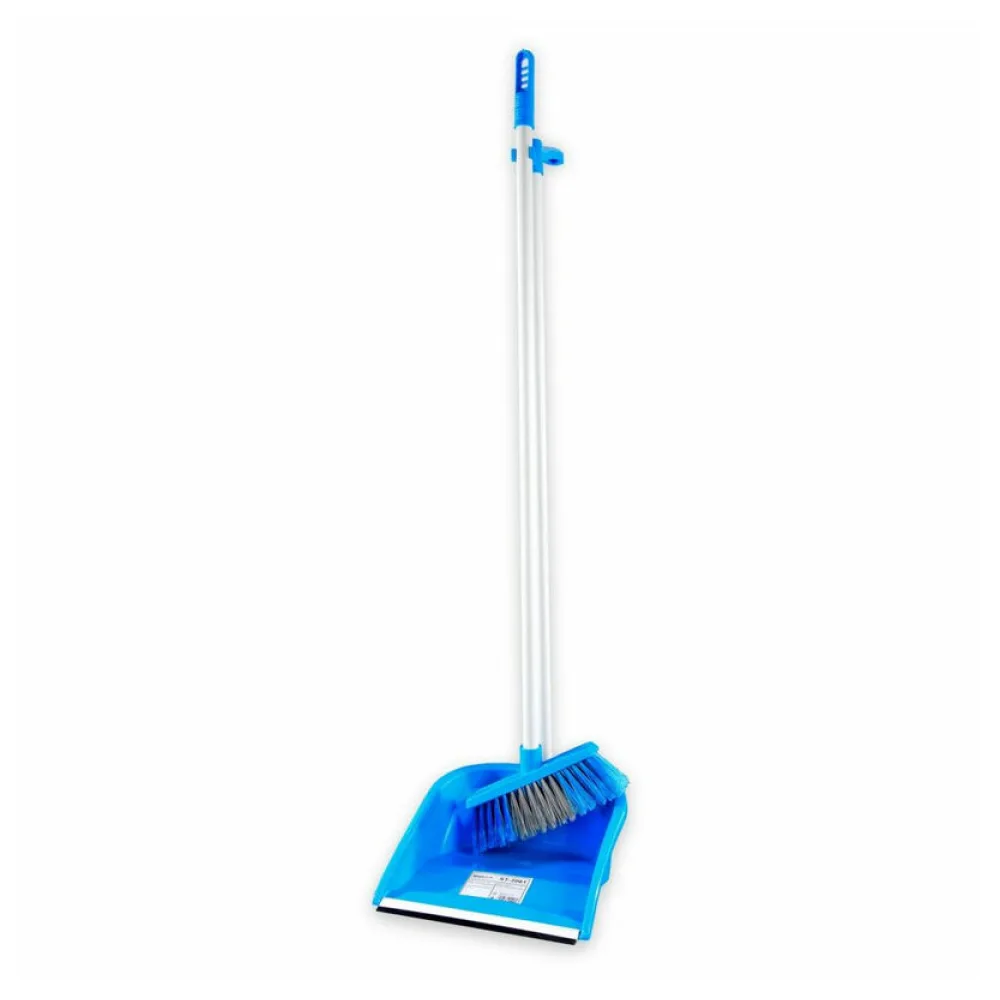 Kehrschaufel und Besen mit langem Griff, 100 cm – Bild 2