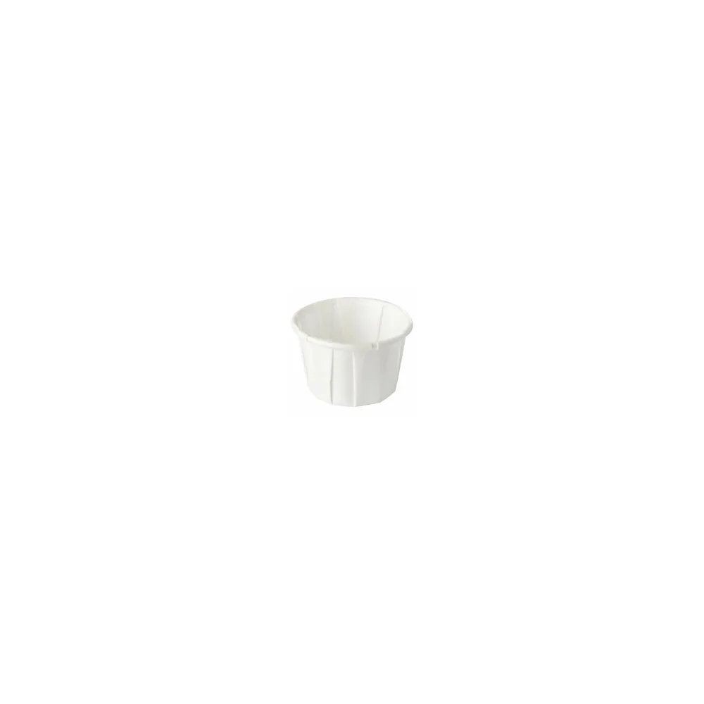 BIO Dressingbecher aus Papier FSCR-zertifiziert 35 ml weiss, 250 Stk.