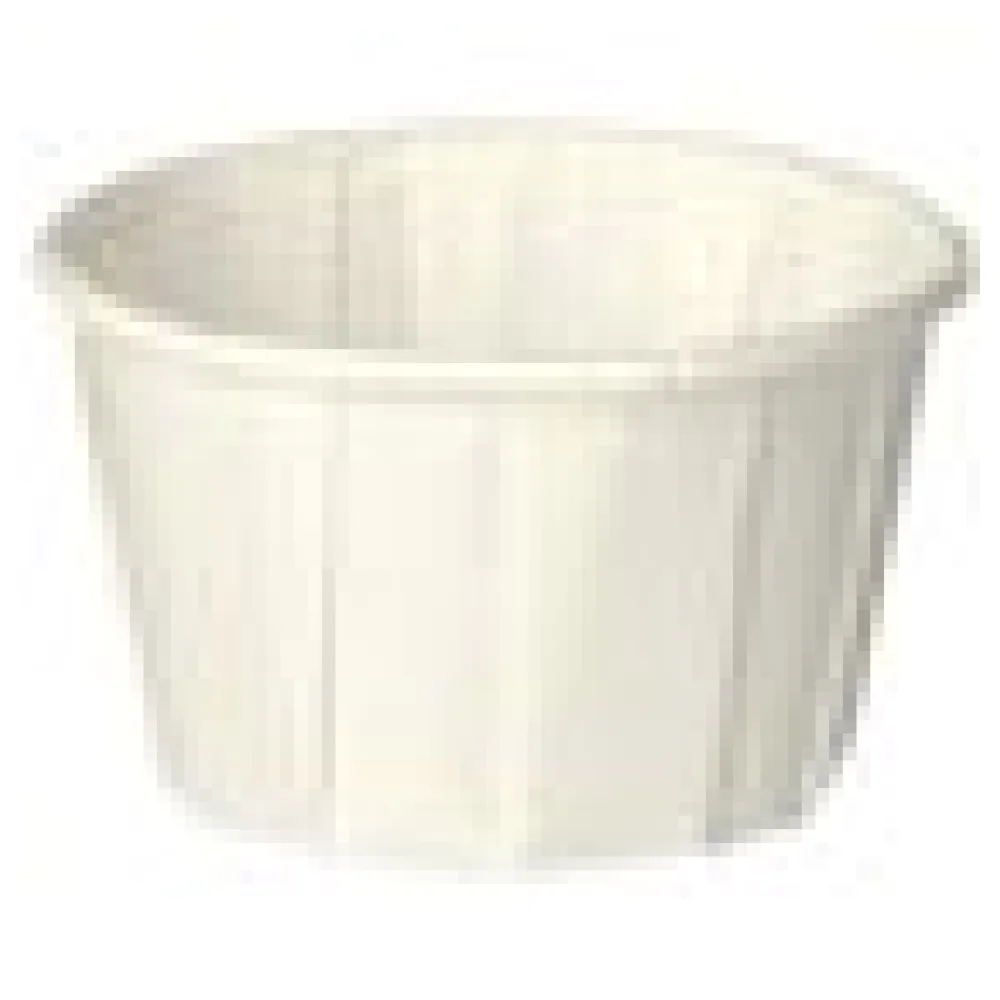 BIO Dressingbecher aus Papier FSCR-zertifiziert 50 ml weiss, 250 Stk. – Bild 4