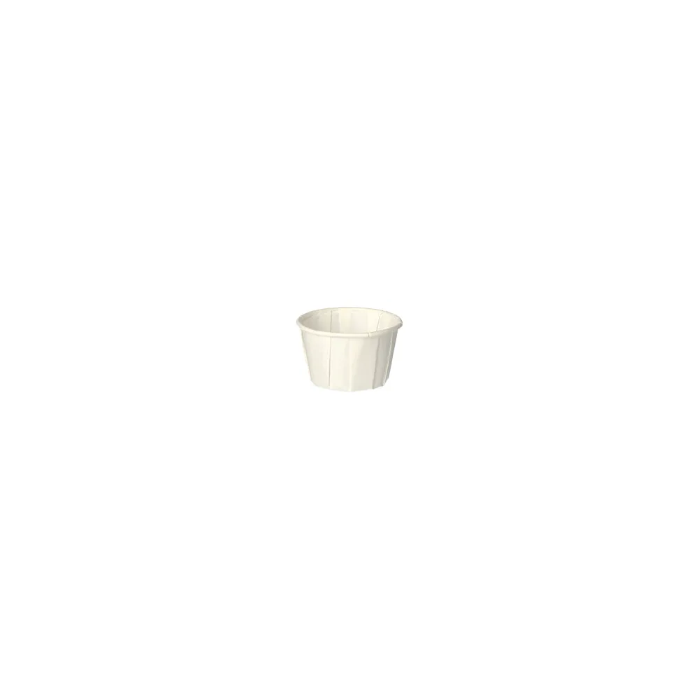 BIO Dressingbecher aus Papier FSCR-zertifiziert 50 ml weiss, 250 Stk.