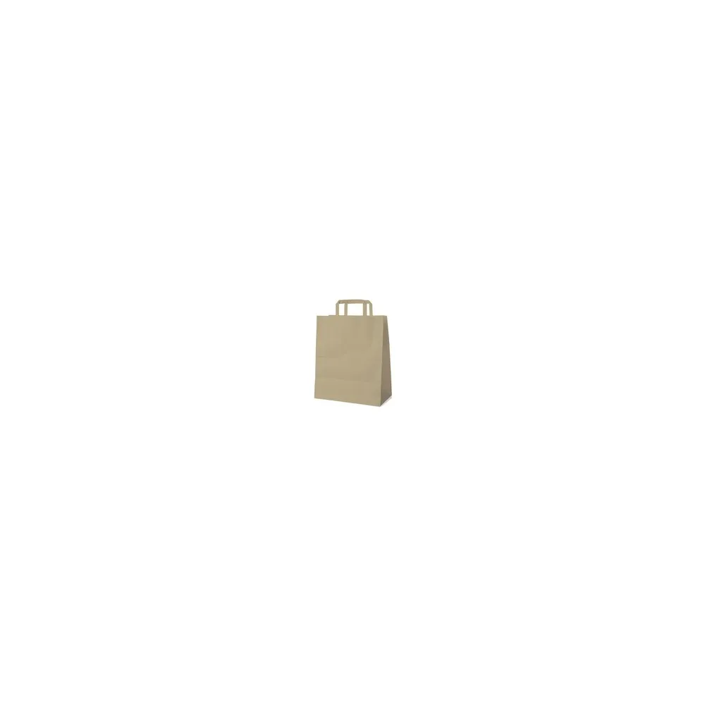 Papiertragetaschen 39 x 32 x 16 cm mit EAN-Code braun, 50 Stk.