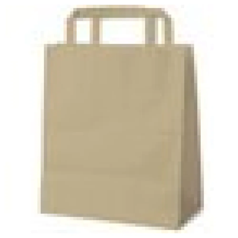 Papiertragetaschen 22 x 18 x 8 cm mit EAN-Code braun, 250 Stk. – Bild 4