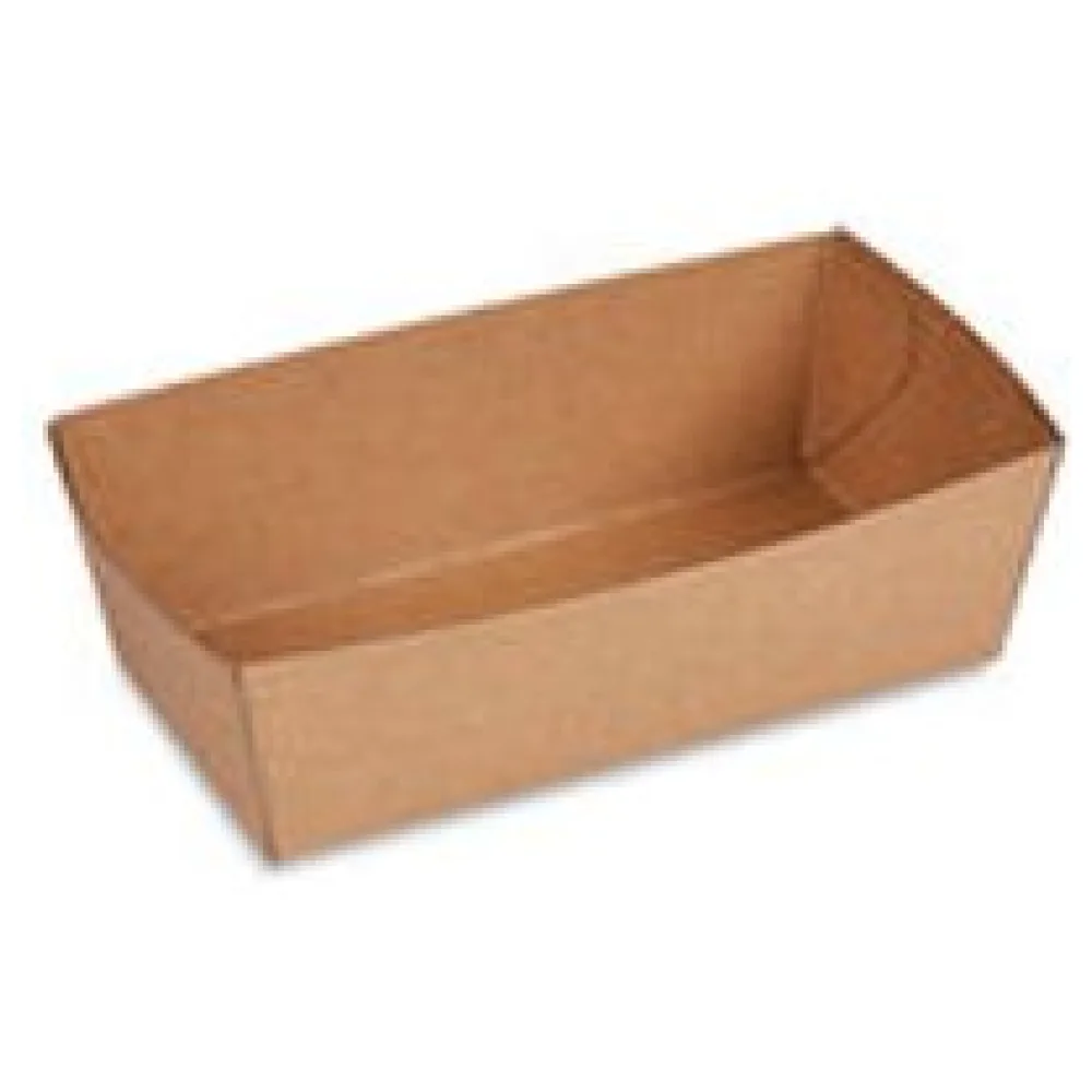 BIONATURE Snackschalen kraft braun mit Fettbarriere 13,5x7x4,5cm 300ml 250 Stk. – Bild 3