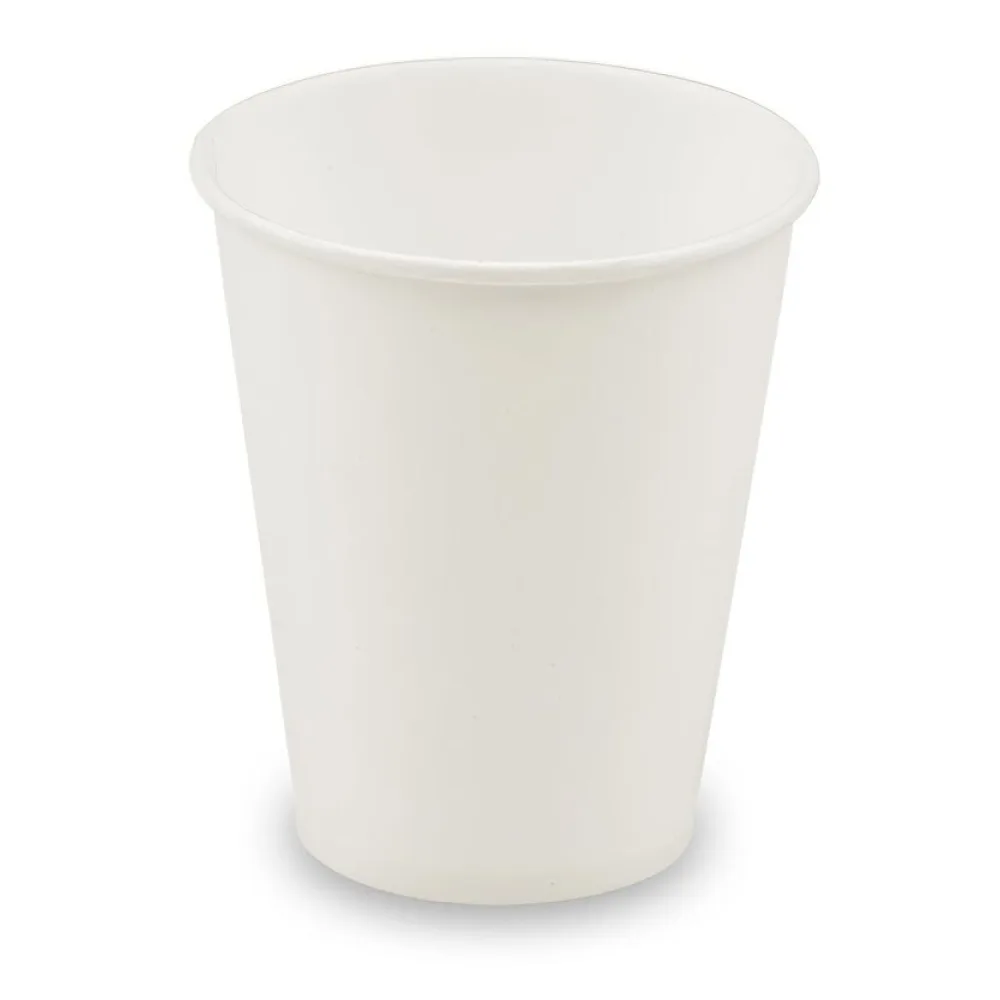 Automatenbecher Heißgetränke to go Pappbecher weiß, 150 ml, O 70 mm , 80 Stk. – Bild 2