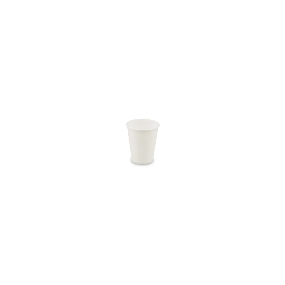 Automatenbecher Heißgetränke to go Pappbecher weiß, 150 ml, O 70 mm , 80 Stk.