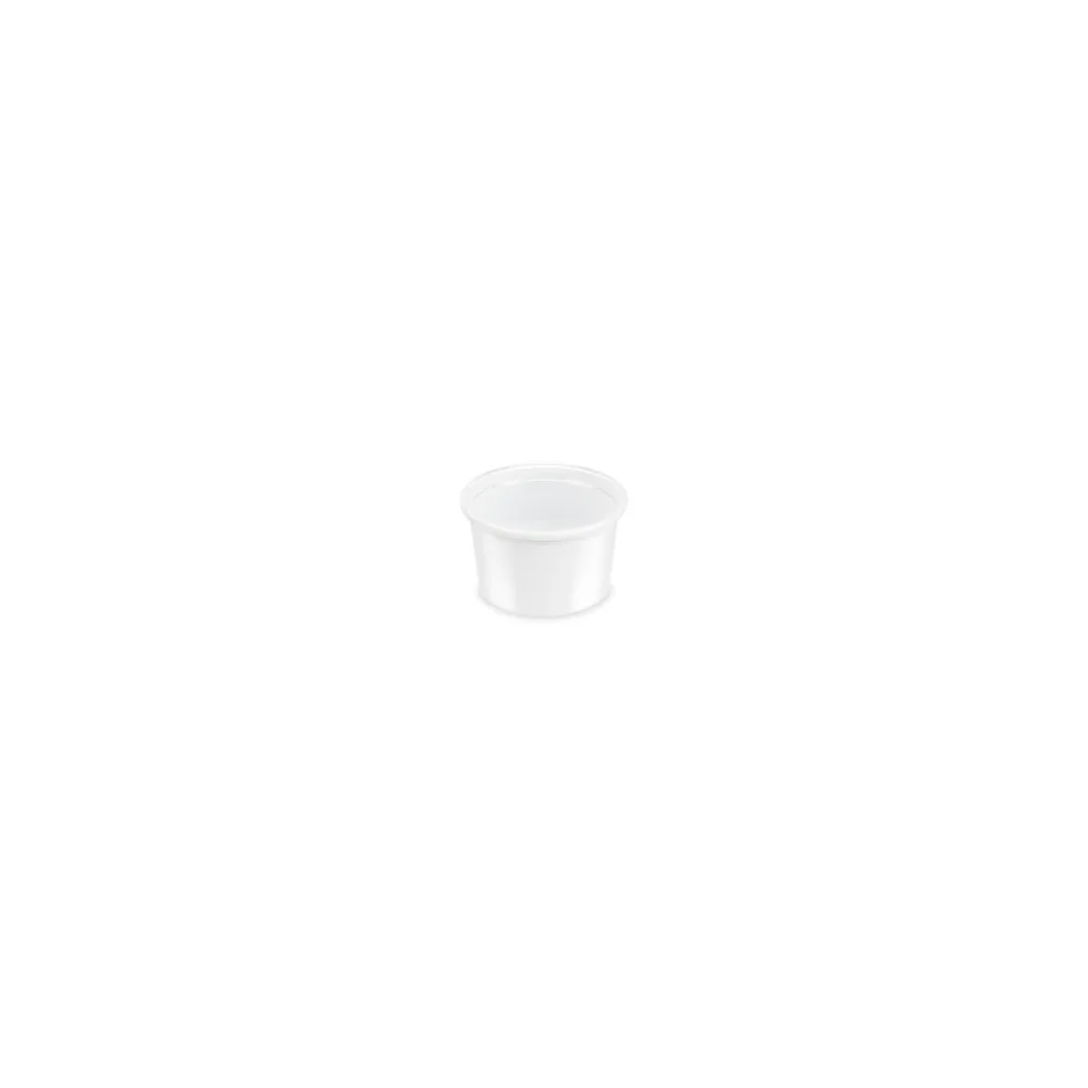 Dressingbecher Feinkostbecher weiß PP 30 ml mit O 46 mm 50 Stk.