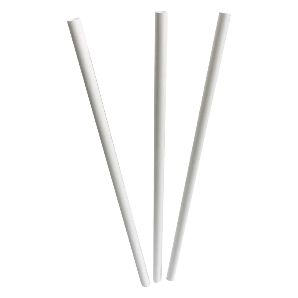 Papiertrinkhalme FSCR Papier Jumbo weiss O 8mm 245 mm, 140 Stk. – Bild 2
