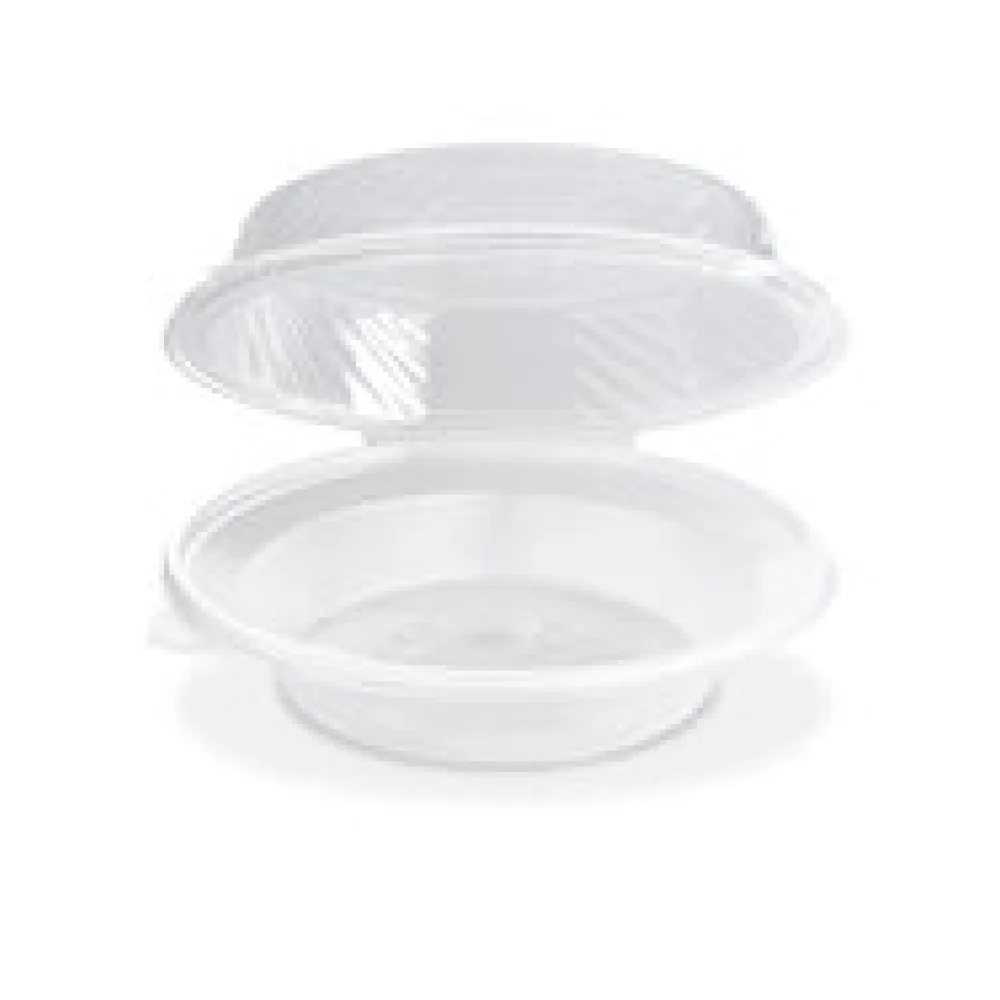 Salatschalen klar mit angehängtem Domdeckel 1700ml, PP, 25 Stk.