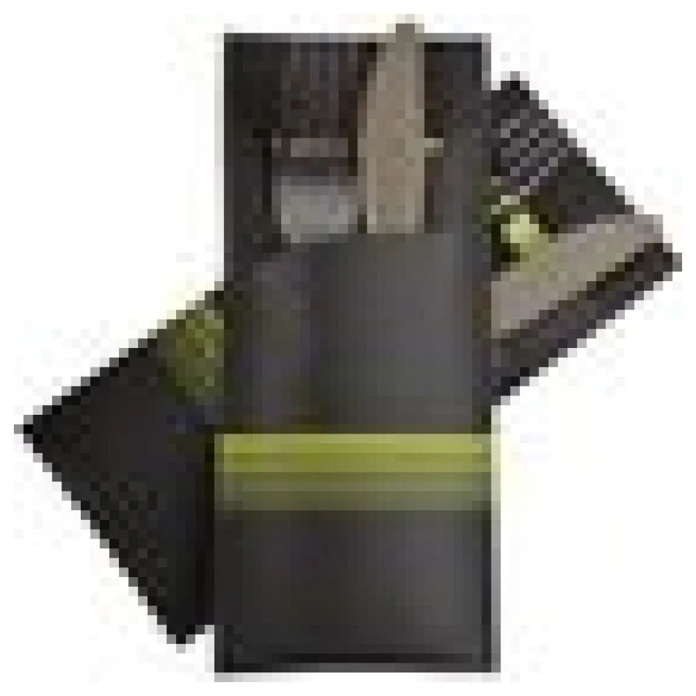 Pochetto Bestecktaschen 200x85mm schwarz limette Streifen Serviette, 50 Stk. – Bild 4