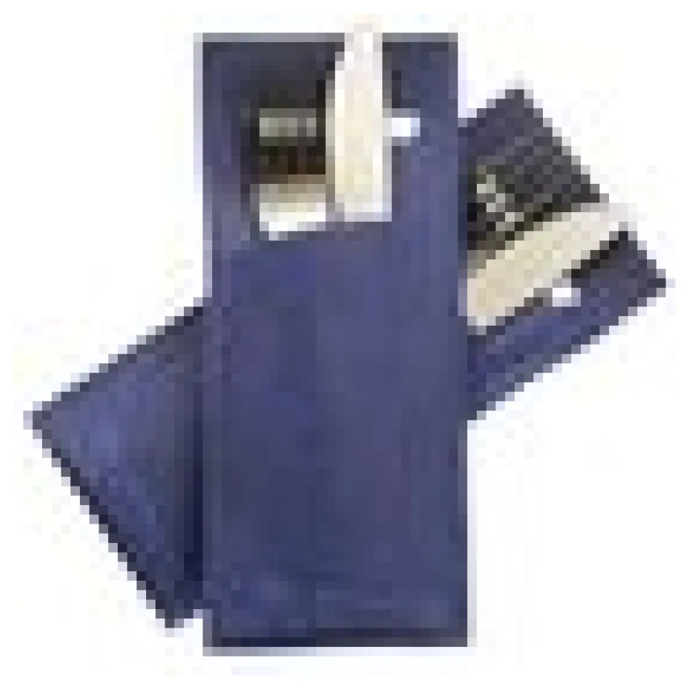 Pochetto Bestecktaschen 200x85mm blau marmor inkl. Serviette, 50 Stk. – Bild 4