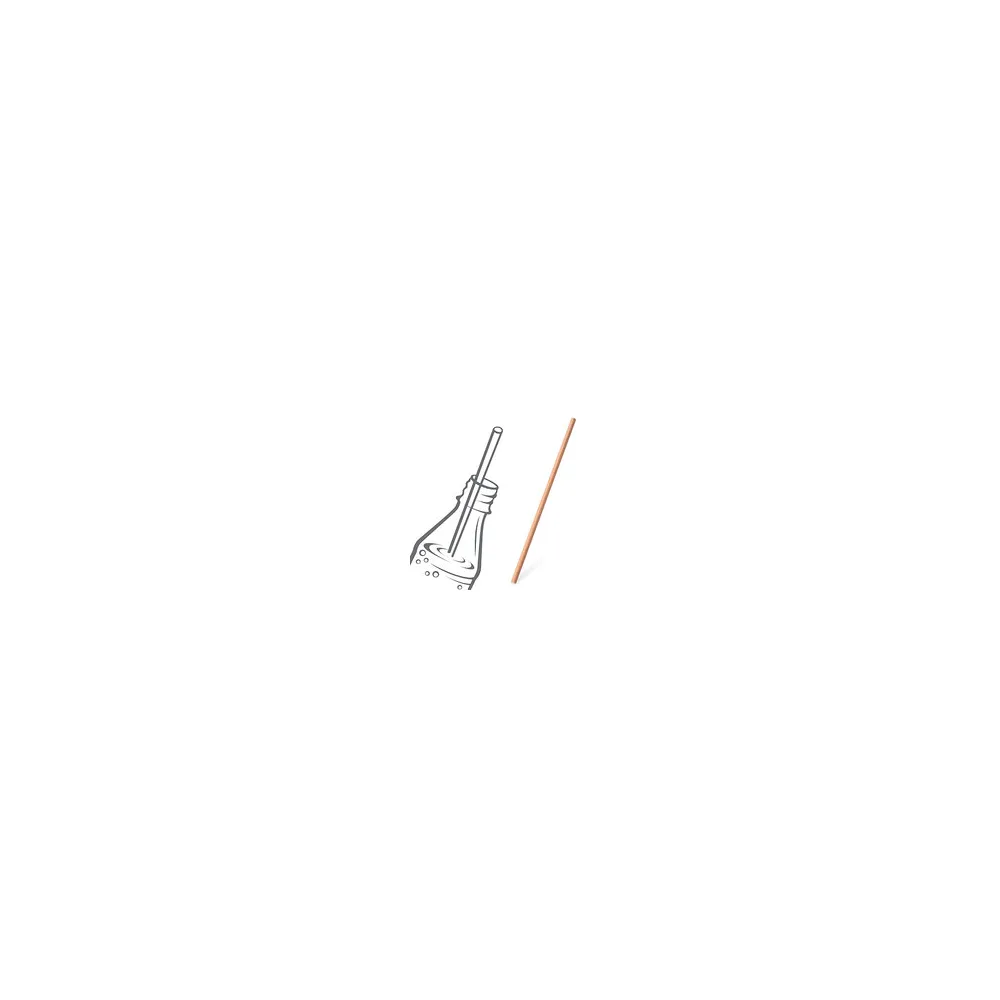 Papiertrinkhalme JUMBO natur 280 mm für Flaschenkonsum, O 8 mm, 100 Stk.