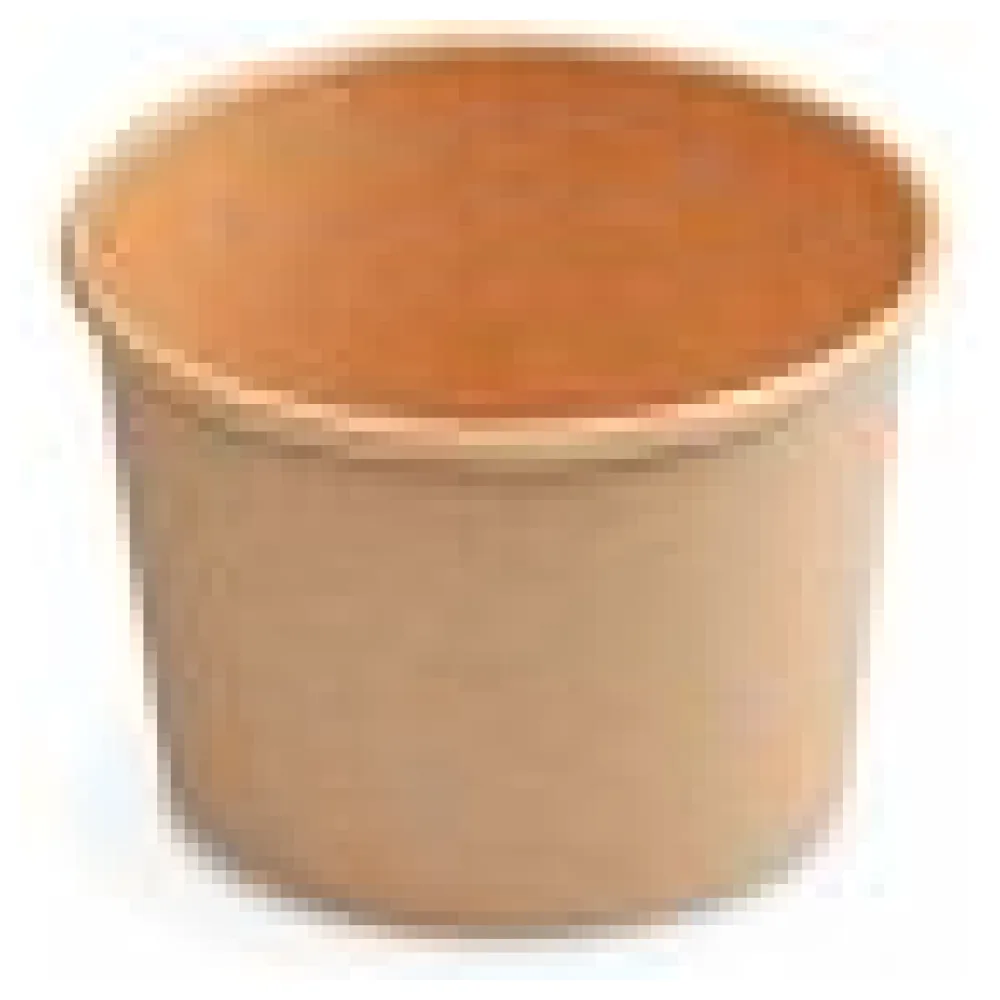 Papierbecher Feinkostbecher Eisbecher rund braun 500 ml O 11,5 cm, 50 Stk. – Bild 4