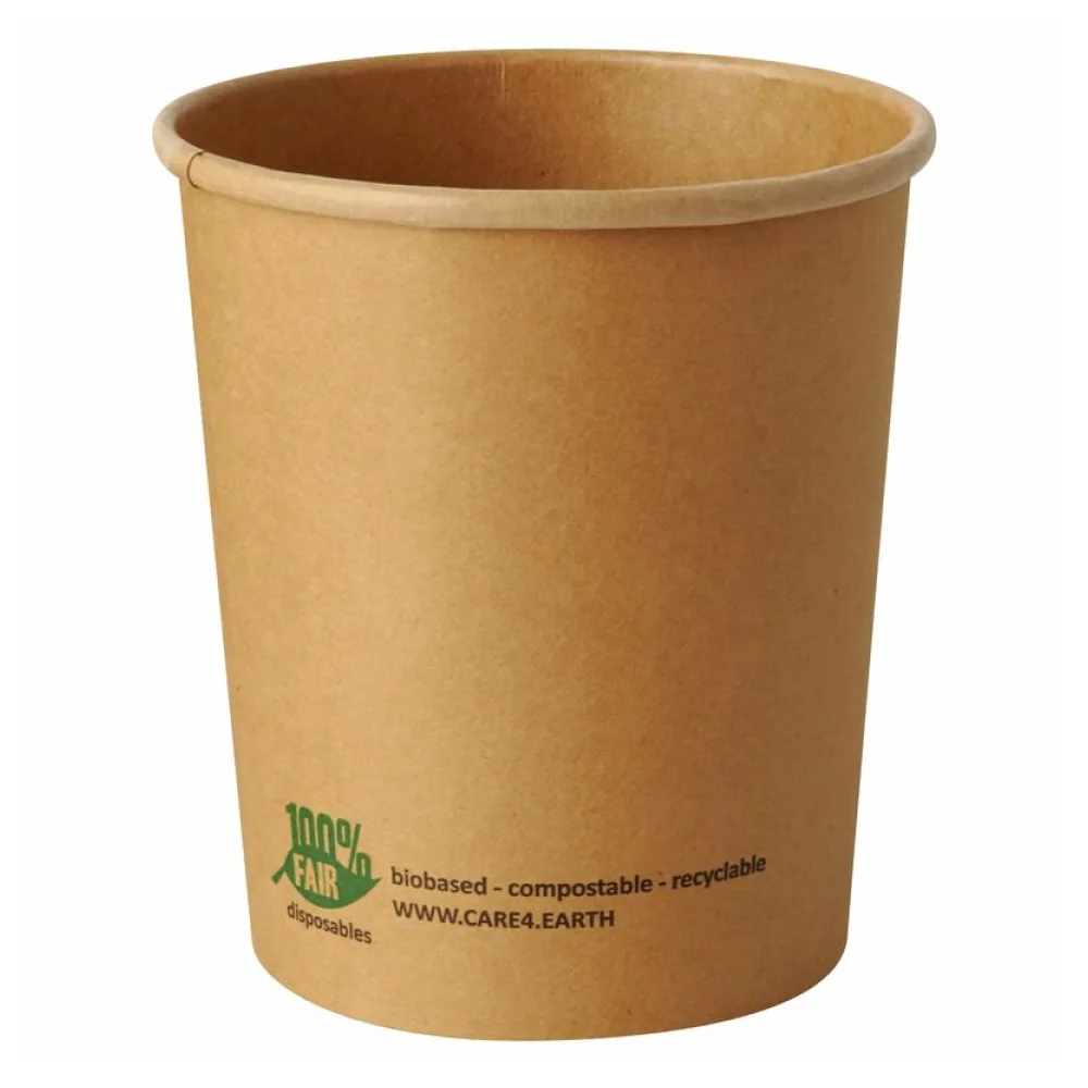 PAPSTAR Bio-Suppenbecher Pappe rund 940 ml braun biologisch abbaubar, 25 Stk. – Bild 2