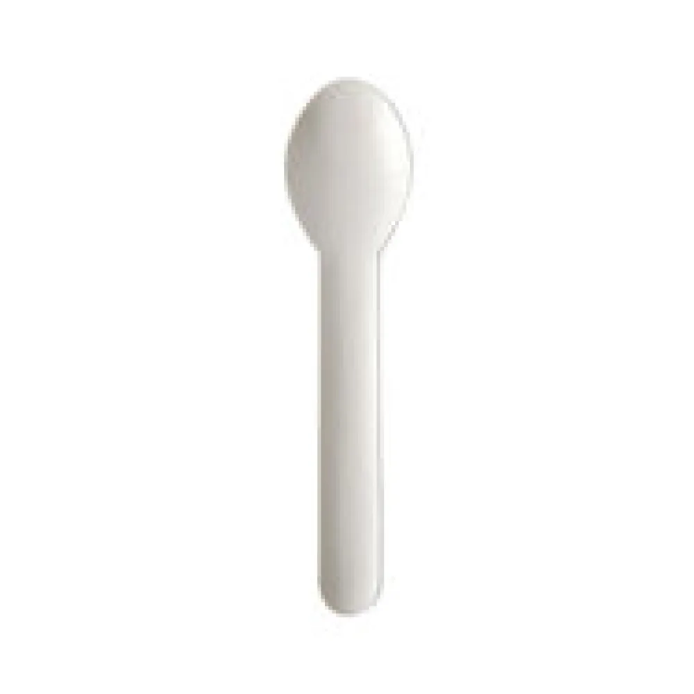 'pure' Kaffeelöffel aus Papier 13 cm FSCR weiss, 100 Stk.