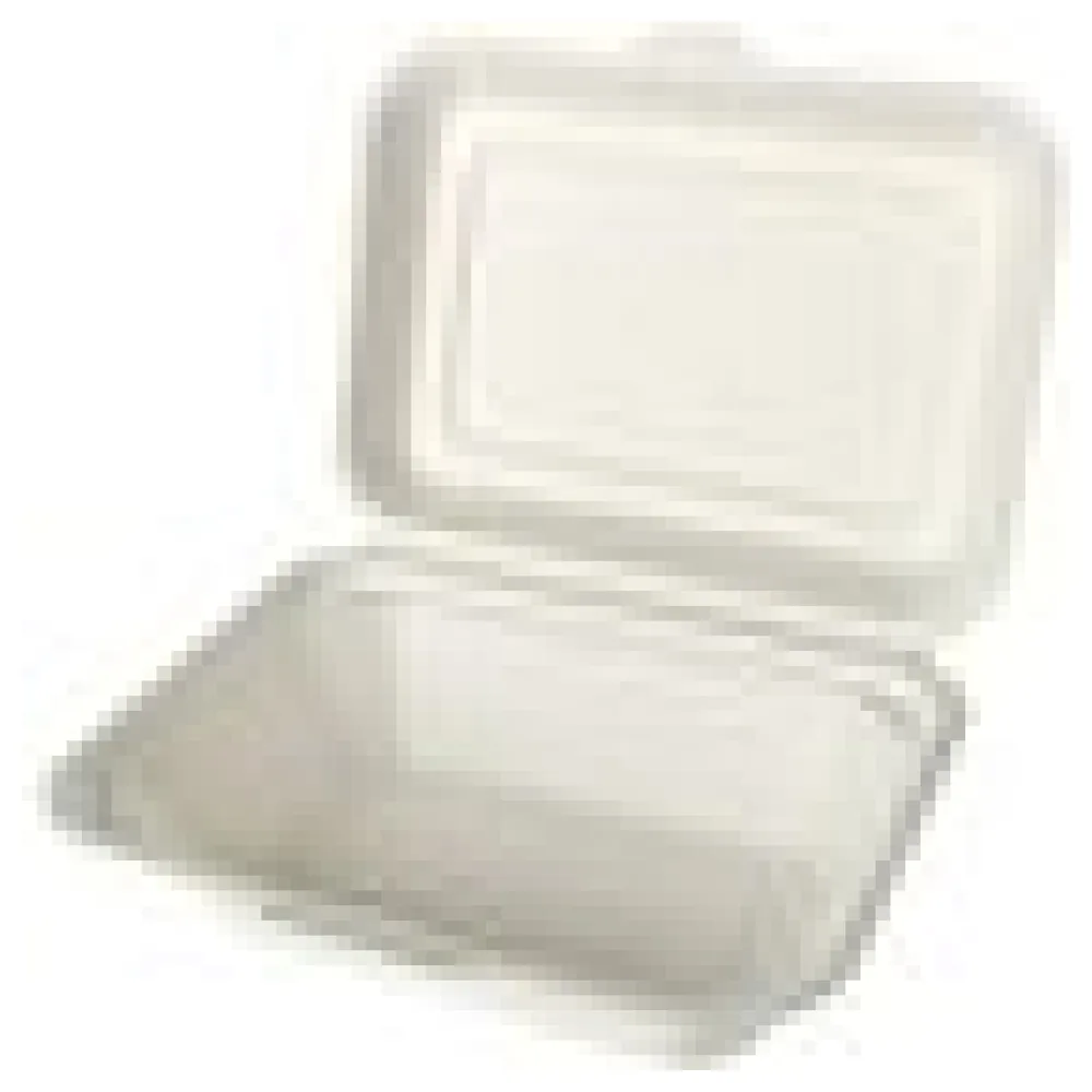 Menüboxen aus Zuckerrohr ungeteilt 6 x 18 x 12,5 cm weiss, 25 Stk. – Bild 4