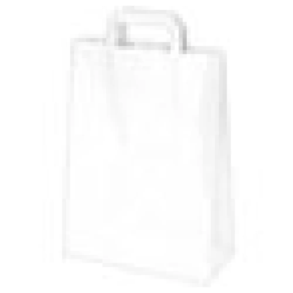 Papiertragetaschen 32 x 26 x 14 cm mit EAN-Code weiss, 50 Stk. – Bild 4