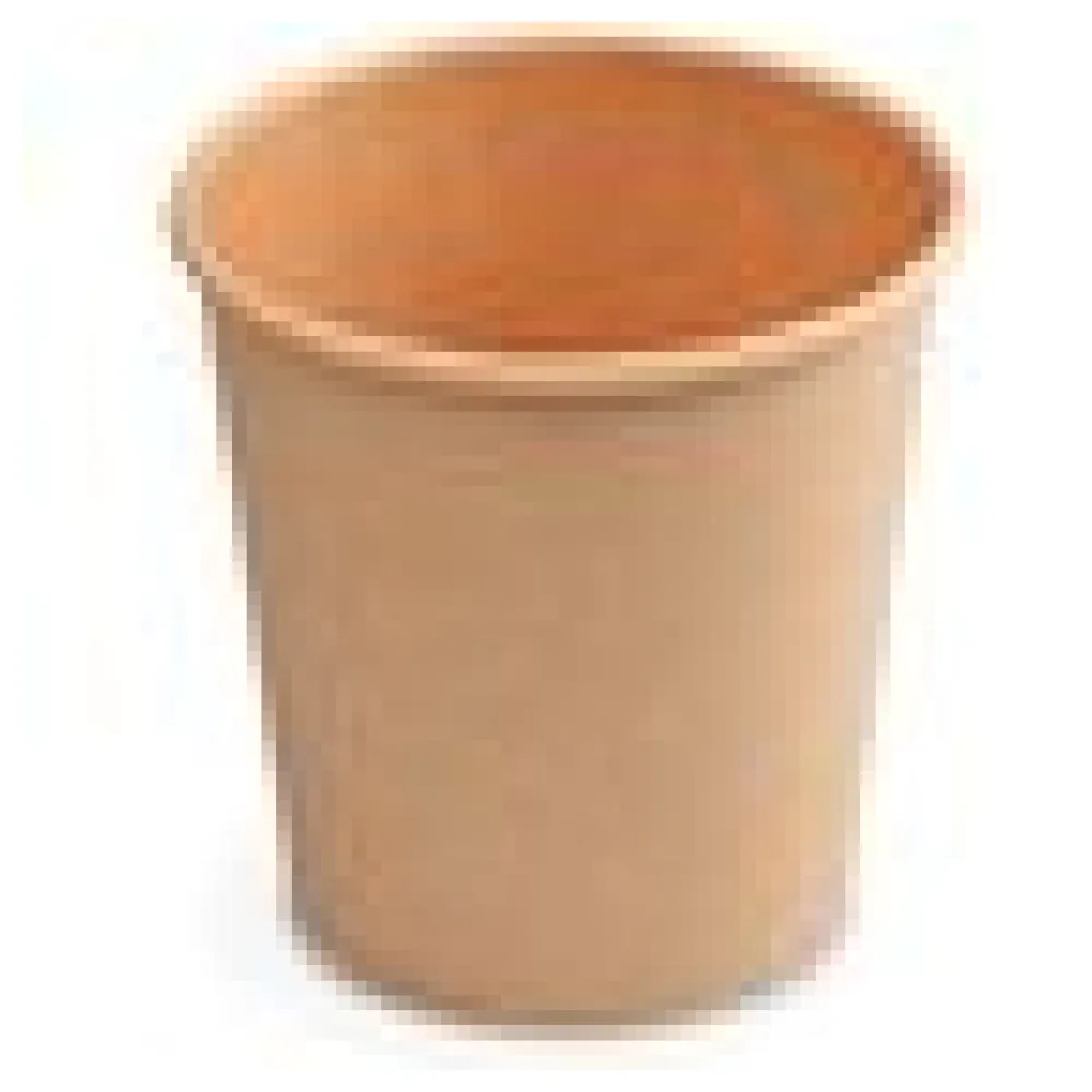 Heiß- und Kaltgetränkebecher Pappbecher braun 150ml 200ml 'S' O 73mm, 50 Stk. – Bild 4