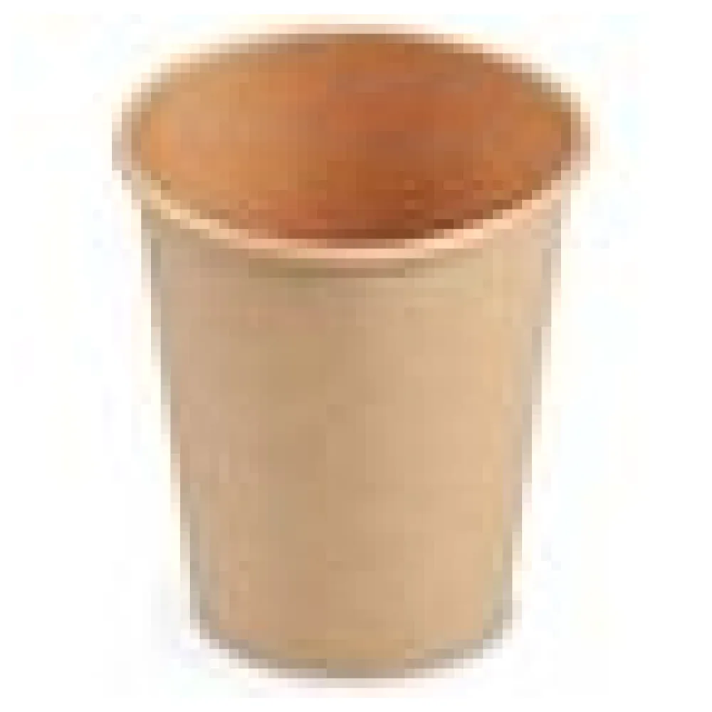 Heiß- und Kaltgetränkebecher Pappbecher braun 200ml 280ml 'M' O 80mm, 50 Stk. – Bild 4
