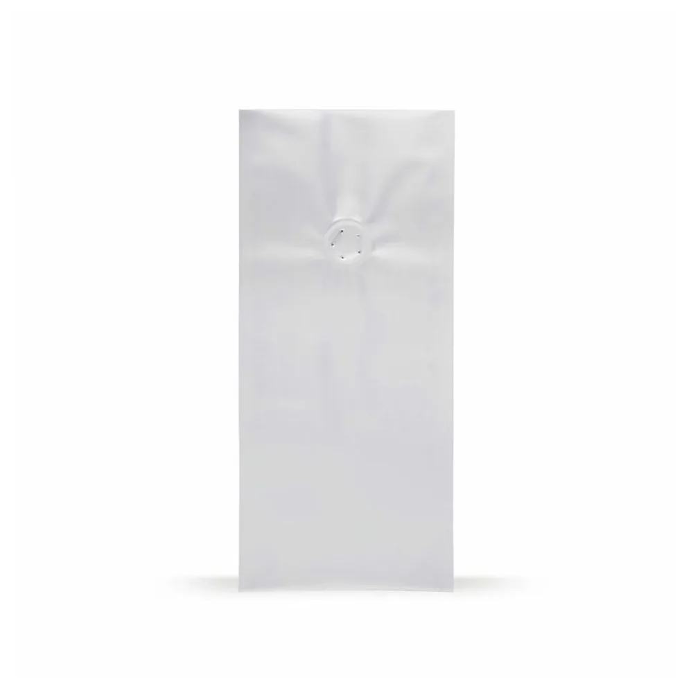 Quad Bags 120x90x290 mm mit Aromaschutzventil, 500g, silber, 1000 Stk. – Bild 2