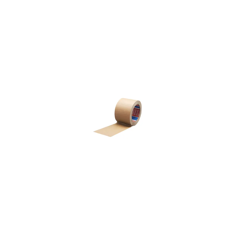 Papierklebeband tesapack 4713 mit Naturkautschukkleber 75mm x 50m, braun