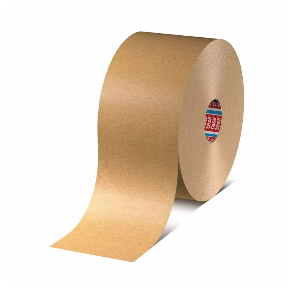 Papierklebeband tesapack 4713 mit Naturkautschukkleber 50mm x 500m, braun – Bild 2
