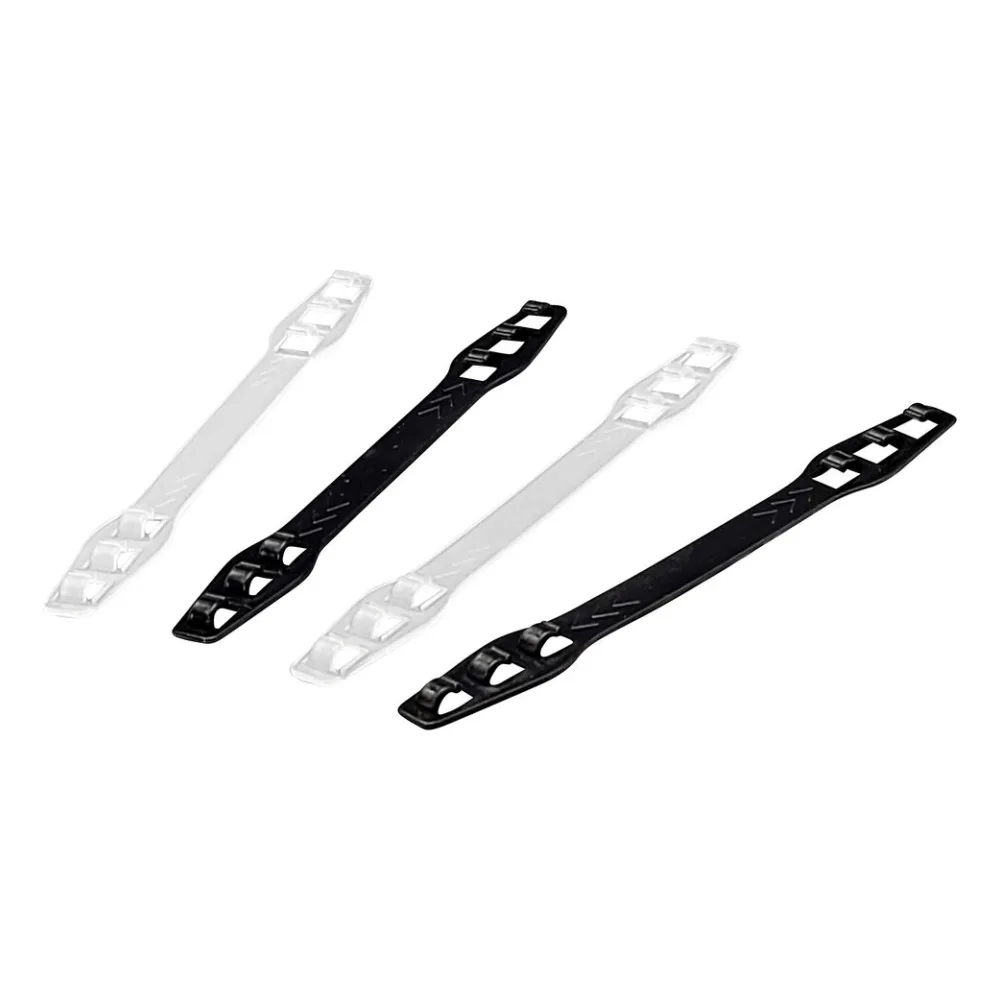 Maskenhalter Maskenbandverlängerung 3-stufig verstellbar weiß schwarz, 4 Stk. – Bild 2