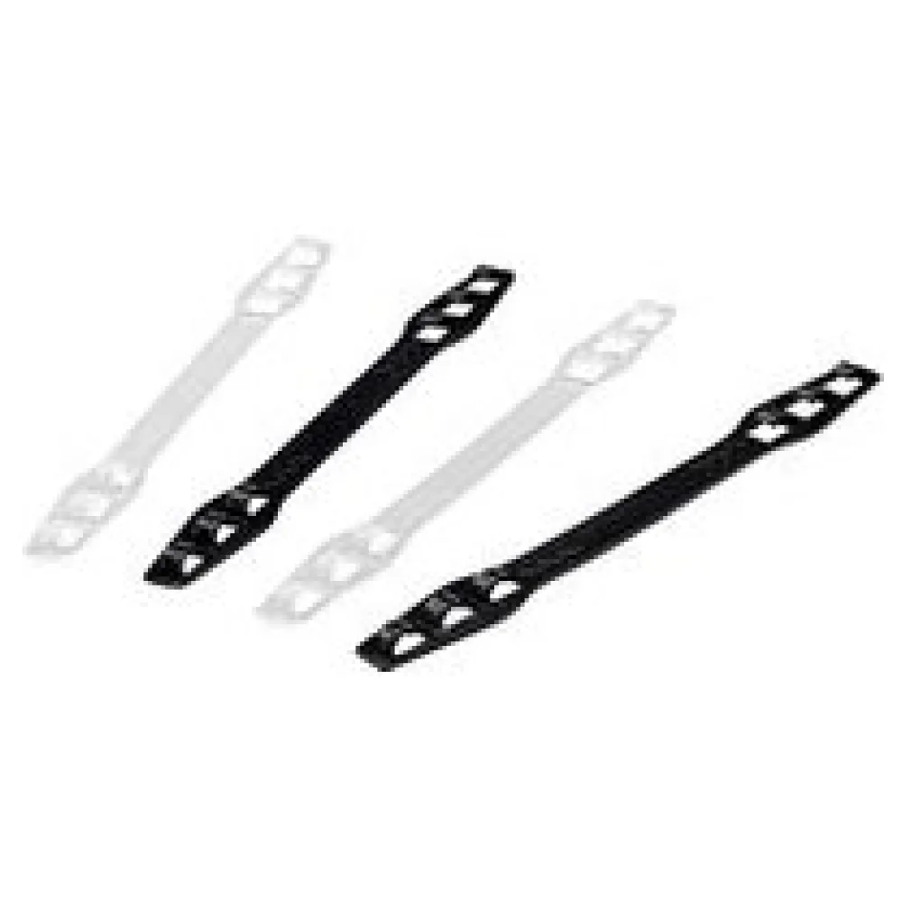 Maskenhalter Maskenbandverlängerung 3-stufig verstellbar weiß schwarz, 4 Stk. – Bild 3