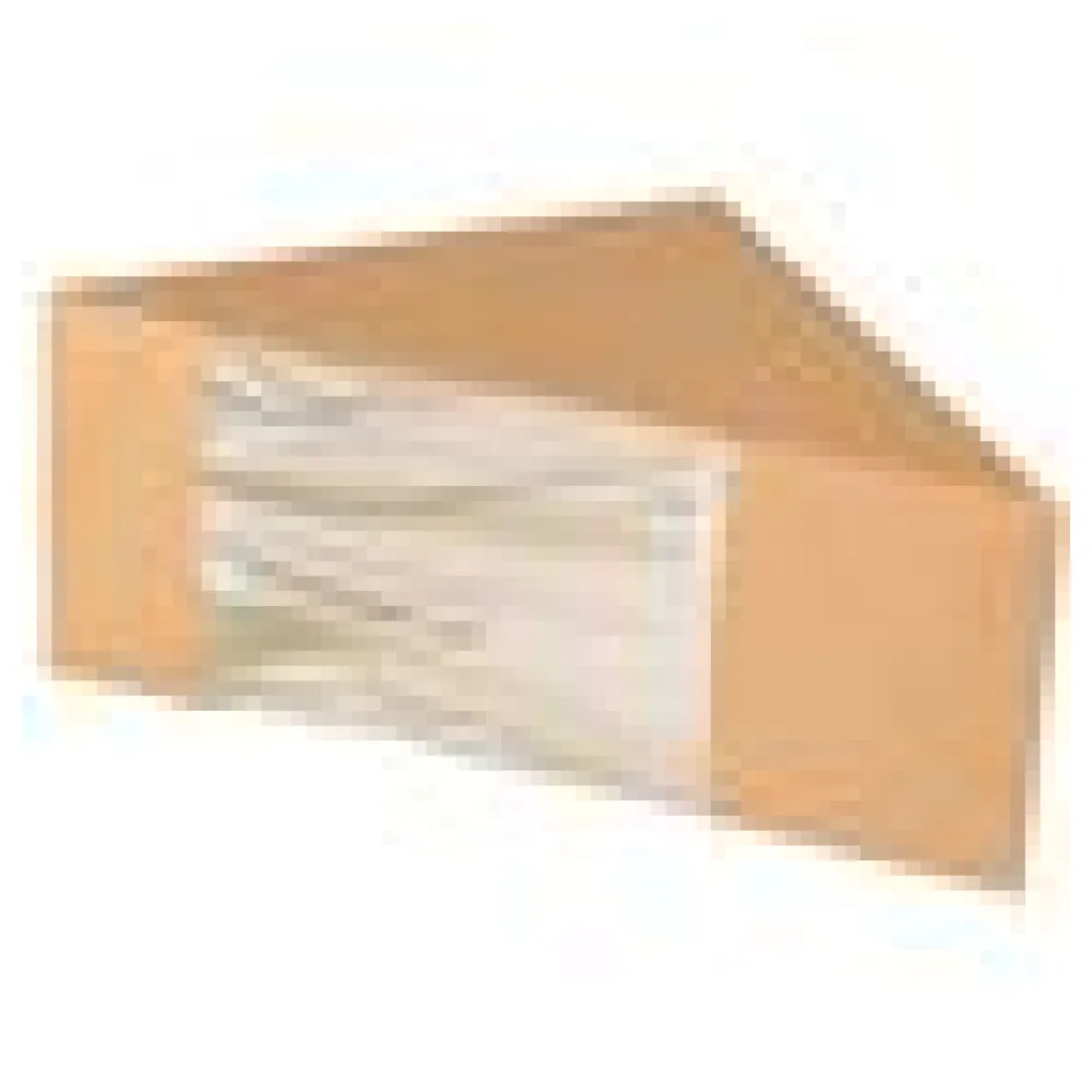 Bio-Sandwichboxen Pappe mit Sichtfenster aus PLA 123x123x82mm braun, 50 Stk. – Bild 4