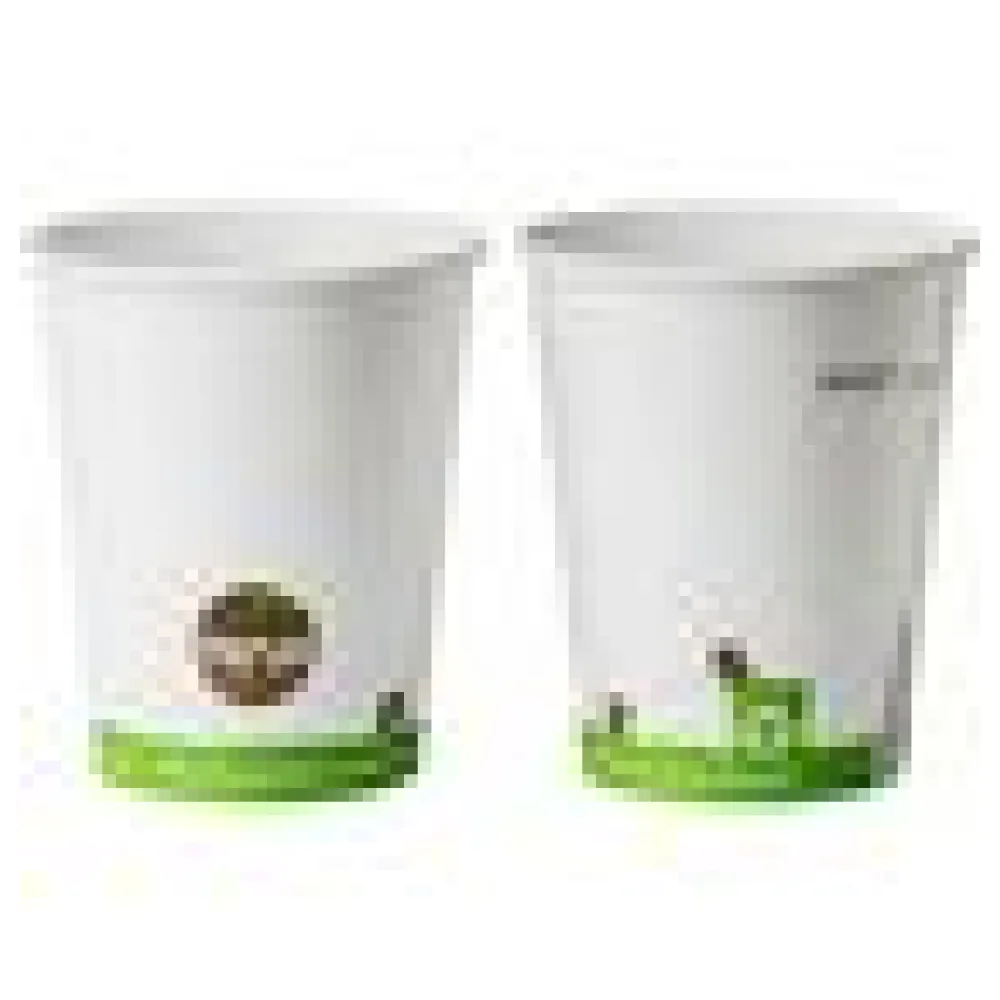 Bio Heissgetränkebecher Pappbecher PAPUR 80mm O mit Eichstrich 200 ml, 75 Stk. – Bild 4