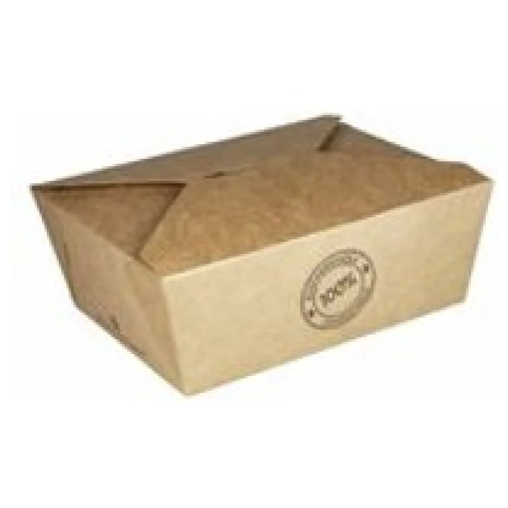 BIO Take-Away Boxen Menüboxen ToGo aus Karton, 21.5x15.9x4.8cm, 25 Stk. – Bild 3