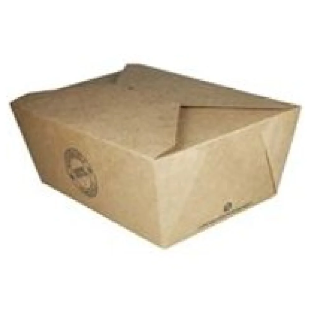 BIO Take-Away Boxen Menüboxen ToGo aus Karton, 22.5x16.9x9cm, 25 Stk. – Bild 3