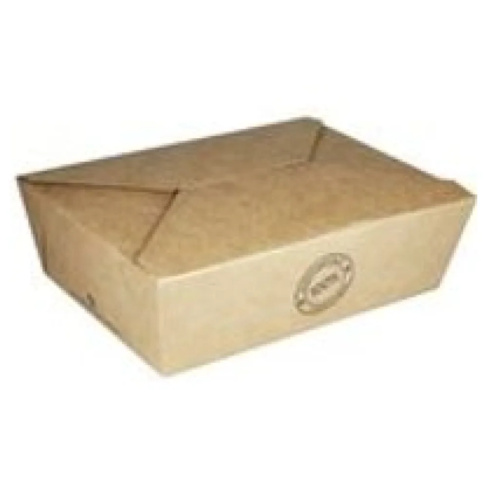 BIO Take-Away Boxen Menüboxen ToGo aus Karton, 17.2x14x6.4cm, 25 Stk. – Bild 3