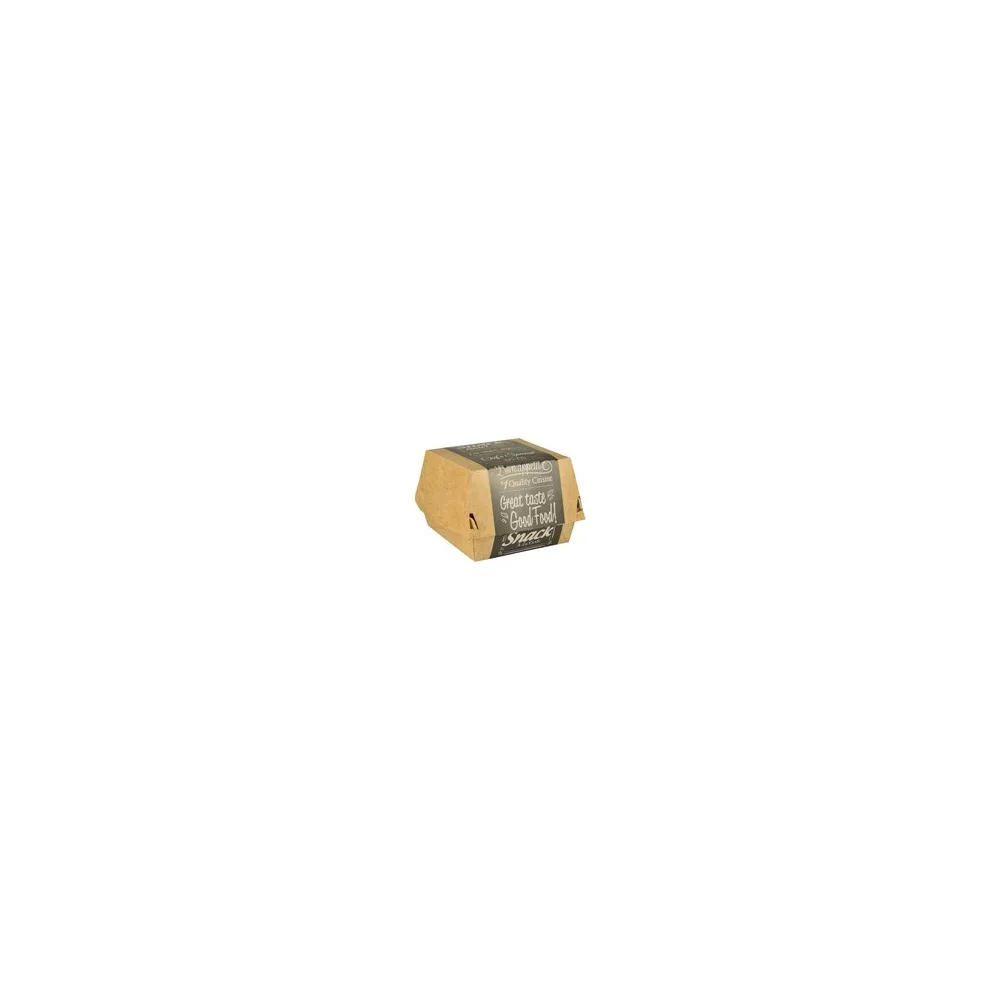 'pure' Burgerboxen aus Pappe FSCR 10 x 10 cm 'Good Food' klein, 50 Stk.