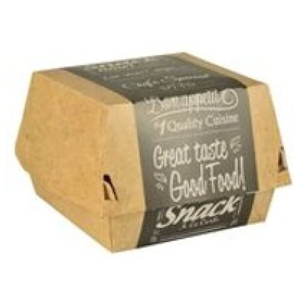 'pure' Burgerboxen aus Pappe FSCR 10 x 10 cm 'Good Food' klein, 50 Stk. – Bild 3