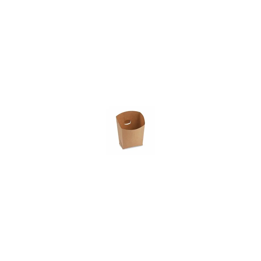 BIONATURE Snackbecher kraft braun mit Fettbarriere 100g 7x9x9cm, 50 Stk.