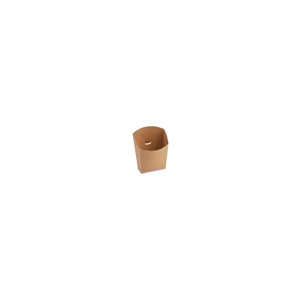 BIONATURE Snackbecher kraft braun mit Fettbarriere 150g - 6,5x11x12,5cm, 50 Stk.