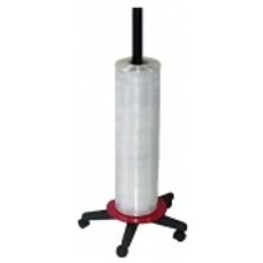 Folienspender senkrecht für Folienbreite bis 950 mm, rot/schwarz bis 50kg – Bild 3