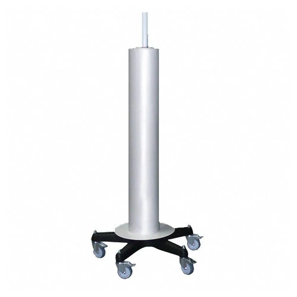 Folienspender senkrecht, für Folienbreite bis 1250 mm, weiß/schwarz bis 50kg – Bild 2