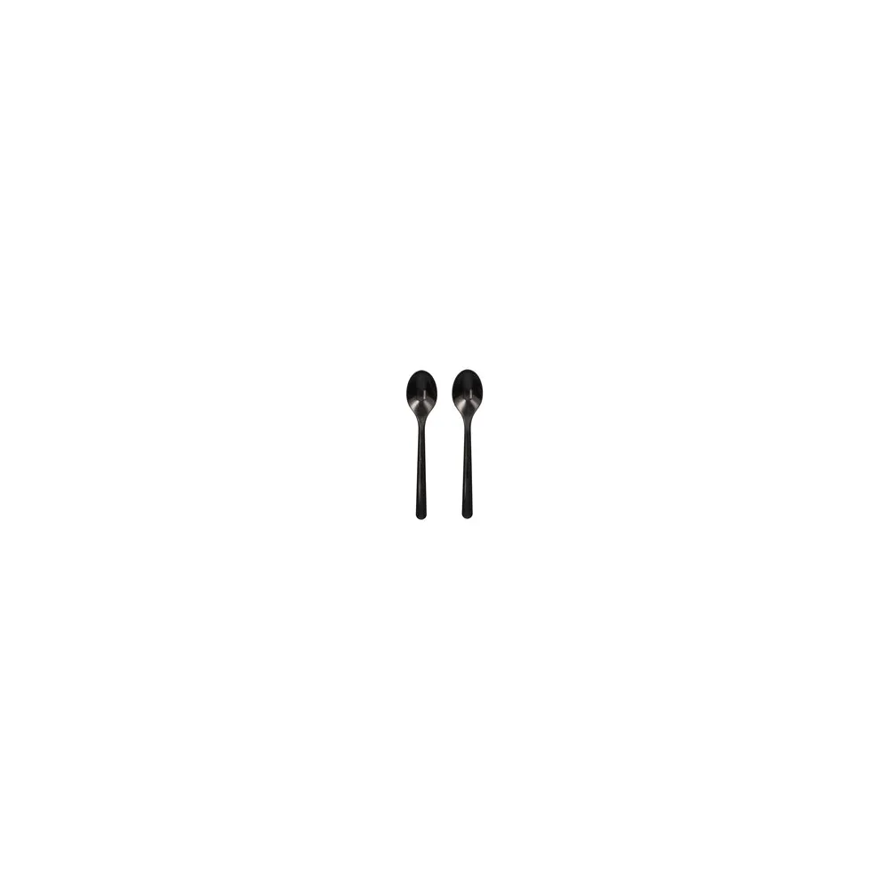 BIO-Kaffeelöffel Mehrweg 130mm aus BIO-PP extra stabil schwarz, 50 Stk.