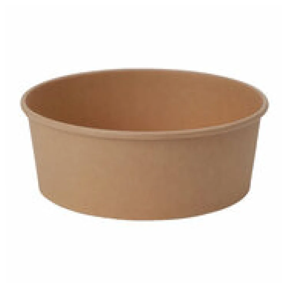 Salatschalen 1300ml aus Kraftpapier braun FSCR, 50 Stk.