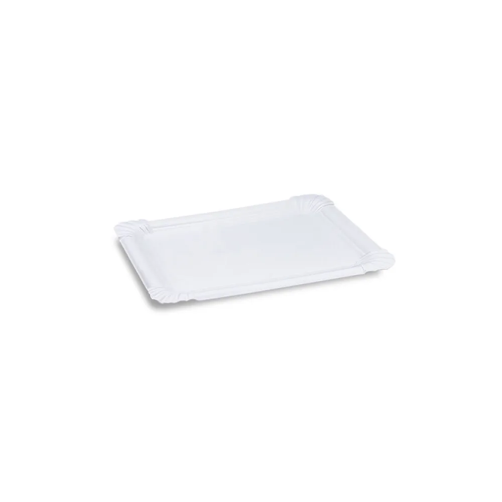 BIONATURE Pappteller aus Frischfaser 20 x 16,5 cm fettdicht weiß, 250 Stk. – Bild 2