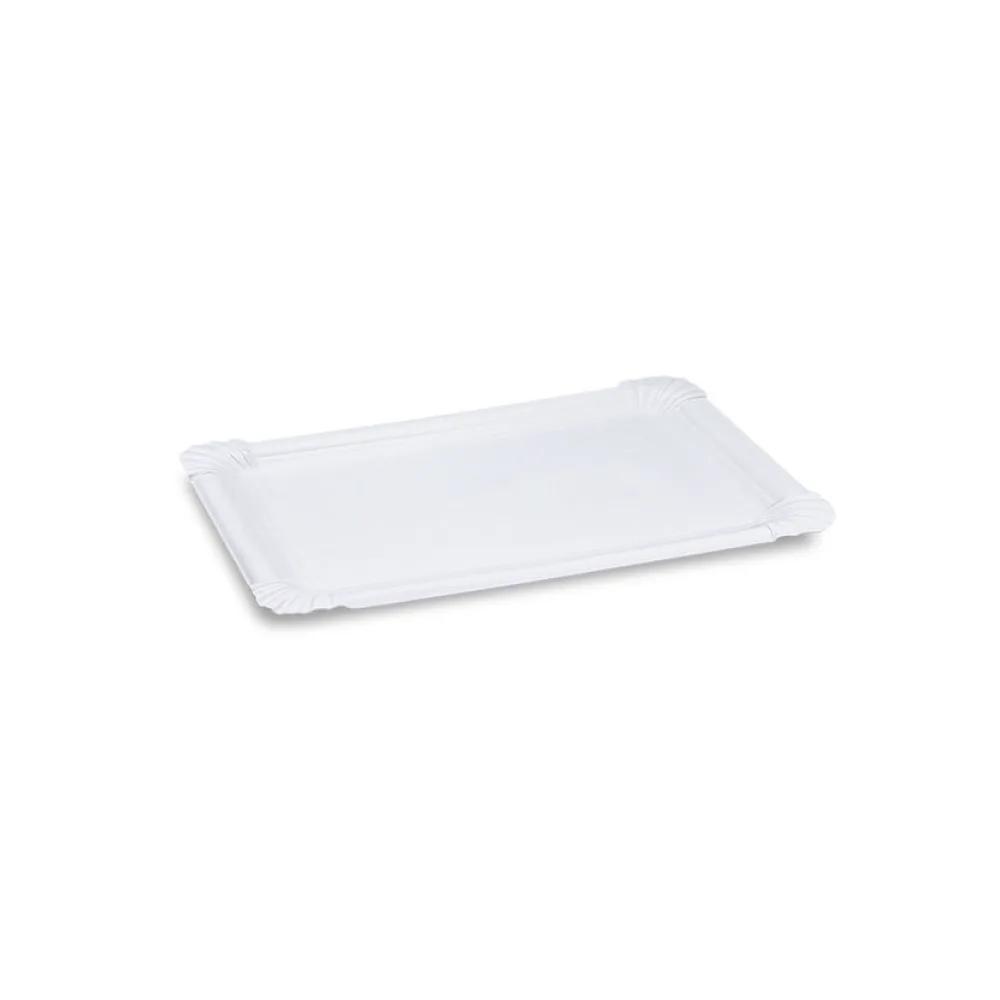 BIONATURE Pappteller aus Frischfaser 17,5 x 25 cm fettdicht weiß, 250 Stk. – Bild 2