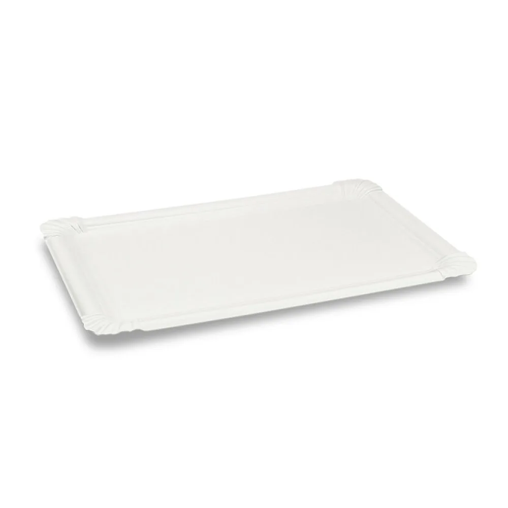 BIONATURE Pappteller aus Frischfaser 23 x 33 cm fettdicht weiß, 125 Stk. – Bild 2