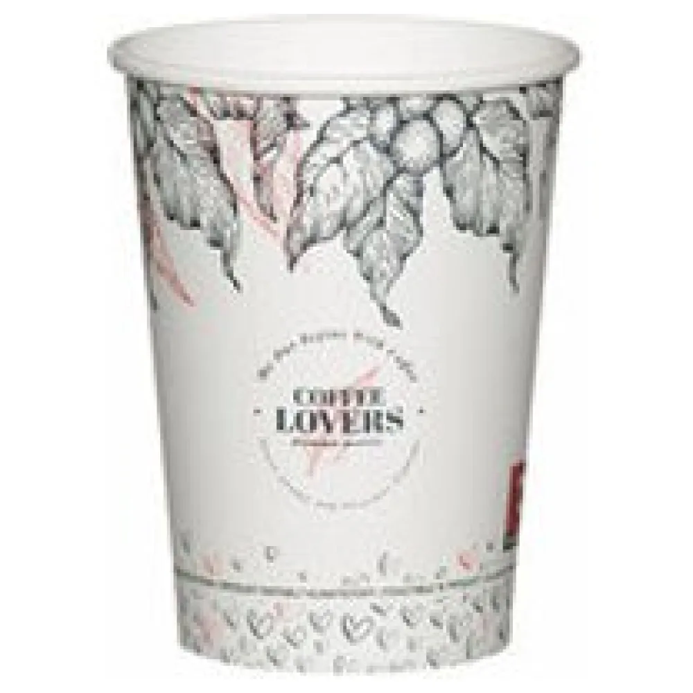 Kaffeebecher CoffeeToGo Pappbecher Design COFFEE LOVERS 300ml 330ml, 50 Stk. – Bild 3
