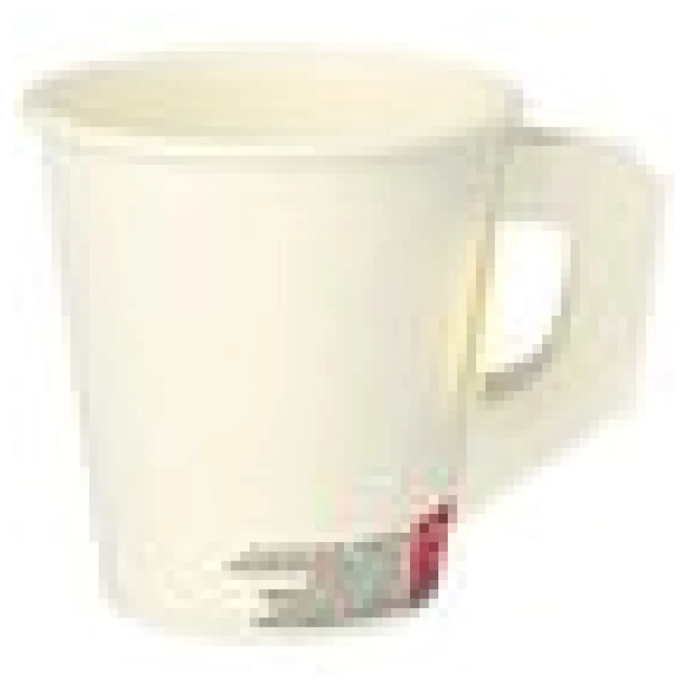 Henkelbecher Kaffeebecher weiß, Pappe beschichtet, 180 ml, 80 Stk. – Bild 4